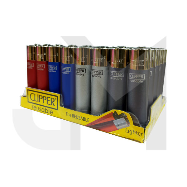 40 Clipper CP11RH Classic Large Flint Metallic 3 Lighters - CL2C221UKH