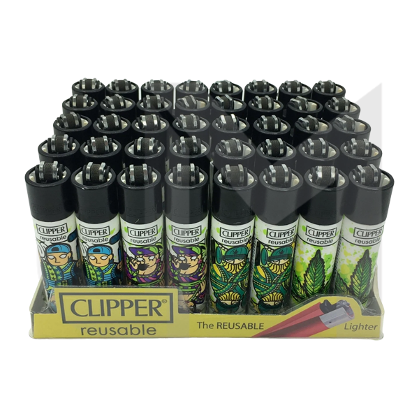 40 Clipper CP11RH Classic Large Flint Poker Weed Lighters - CL3C1076UKH