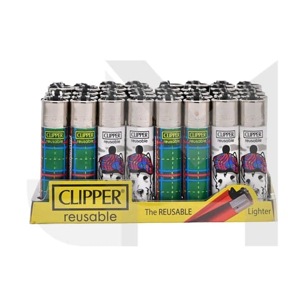 40 Clipper CP11RH Classic Flint Scotland 2 Lighters - CL5C079UKH