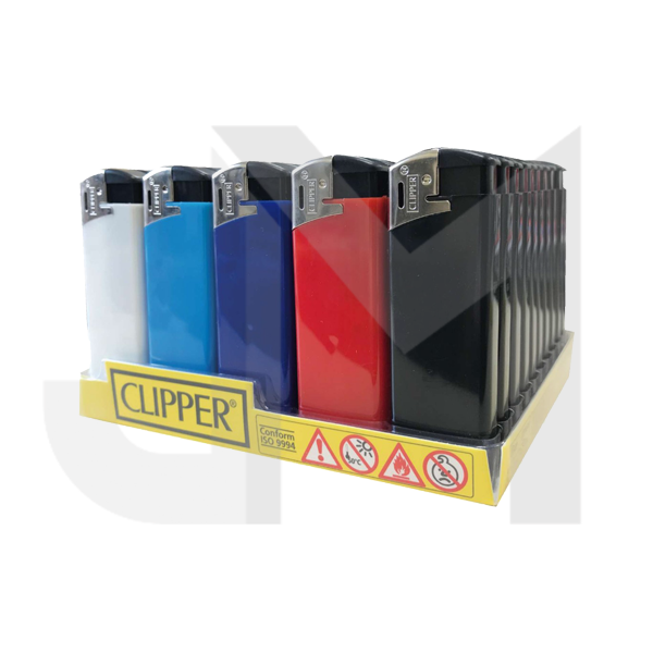 25 Clipper XTK Fit Solid Electronic Lighters - TK0B202UKHX