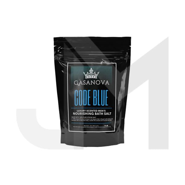 Gasanova Grooming Code Blue Nourishing Bath Salts -500g