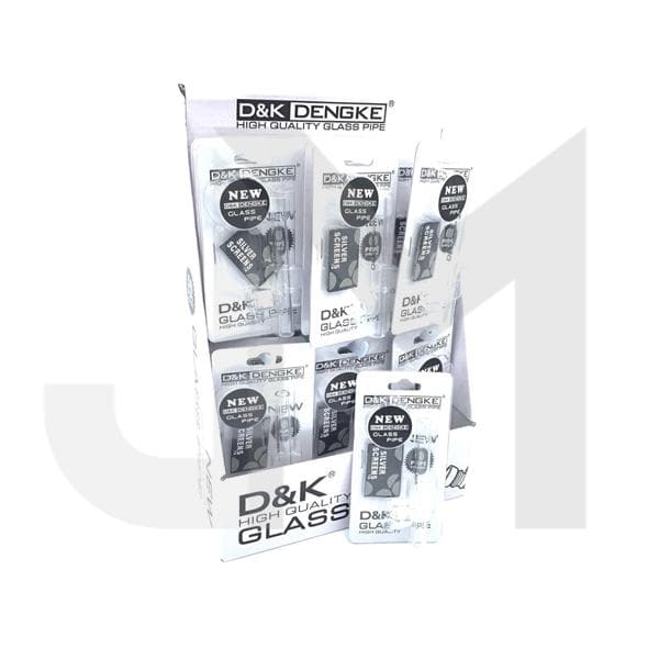 24 x D&K Glass Pipe with Screens Display Set - DK8581