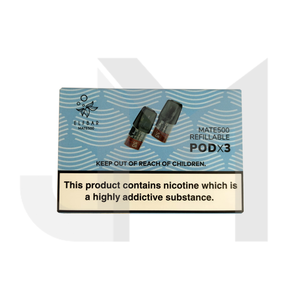 Elf Bar Mate 500 Replacement Refillable Pods 2ml Elf Bar Mate 500 Replacement Refillable Pods 2ml