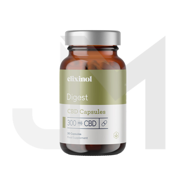 Elixinol 300mg CBD Digest Capsules - 30 Caps