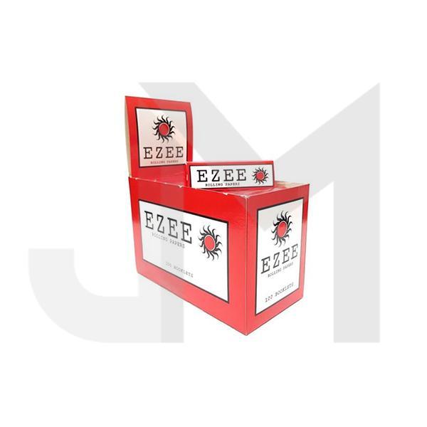 100  Ezee Red Cut Corner Regular Rolling Papers