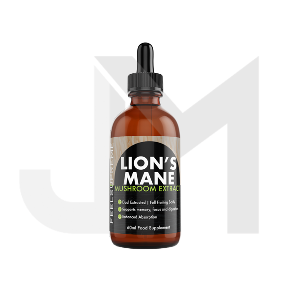 Feel Supreme 1500mg Lion's Mane Mushroom Extract Tincture - 60ml