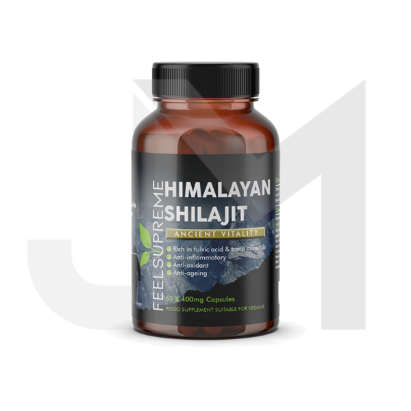 Feel Supreme 24000mg Himalayan Shilajit Capsules - 60 Caps