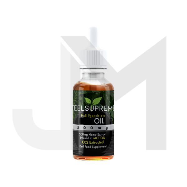 Feel Supreme 500mg Full Spectrum CBD In MCT Oil - 15ml