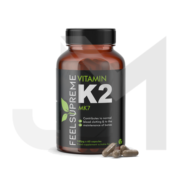 Feel Supreme 6000ug Vitamin K2 MK7 Capsules - 60 Caps