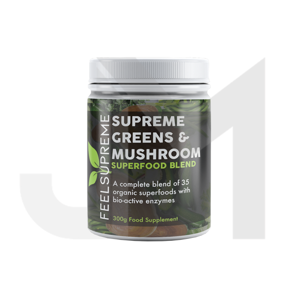 Feel Supreme Supreme Greens & Mushroom Superfood Blend - 300g