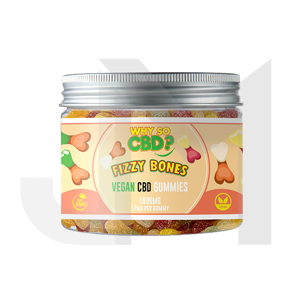 Why So CBD? 1000mg Broad Spectrum CBD Small Vegan Gummies - 11 Flavours