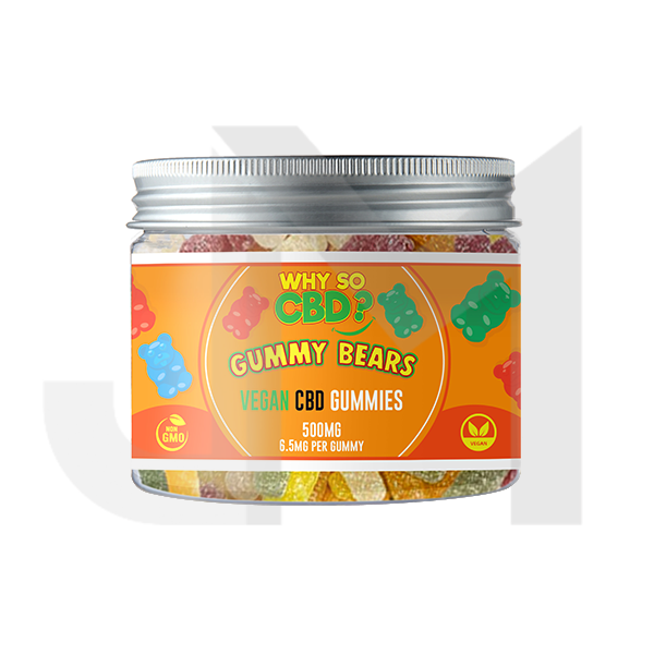 Why So CBD? 500mg Broad Spectrum CBD Small Vegan Gummies - 11 Flavours