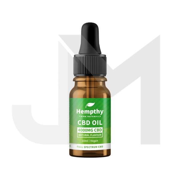 Hempthy 4000mg CBD Oil Full Spectrum Natural - 10ml