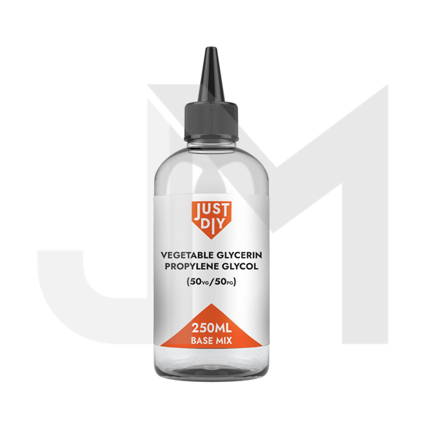 Just DIY Highest Grade 250ml Base Mix DIY E-liquid Concentrate (50VG/50PG)