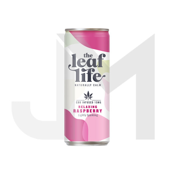 Leaf Life 15mg CBD Raspberry & Lemon Soft Drink 250ml