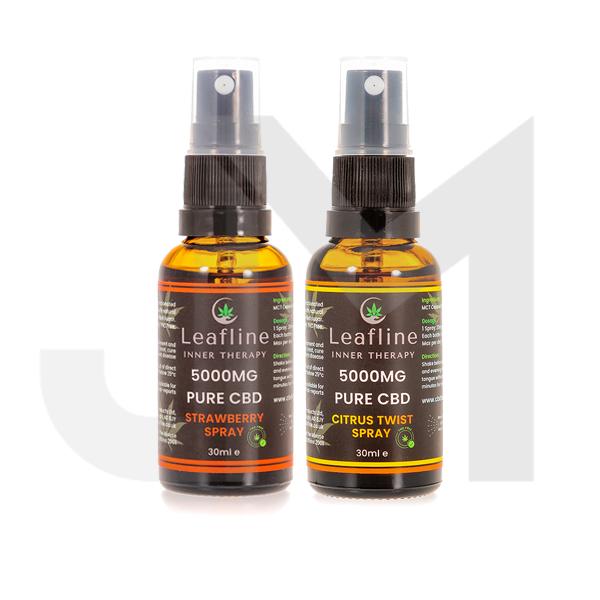 CBD Leafline 5000mg CBD MCT Oil Spray - 30ml