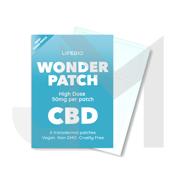 Lifebio 300mg CBD Wonderpatch Patches - 6 Patches