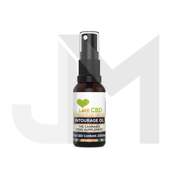 Love CBD 2000mg Entourage CBD Oil Spray - 20ml