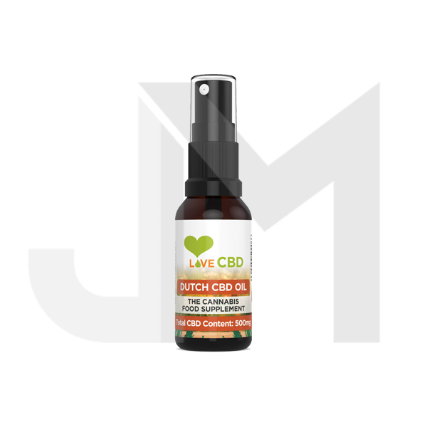 Love CBD 500mg Dutch CBD Oil Spray - 20ml