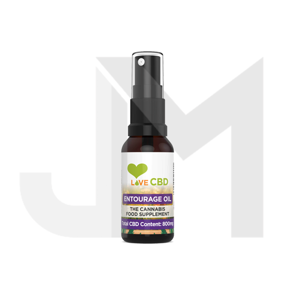 Love CBD 800mg Entourage CBD Oil Spray - 20ml