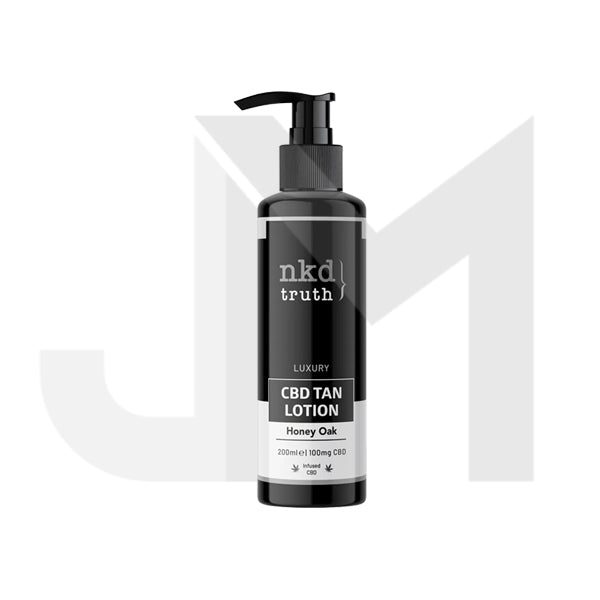 NKD Truth 100mg CBD Honey Oak Tan Lotion - 200ml