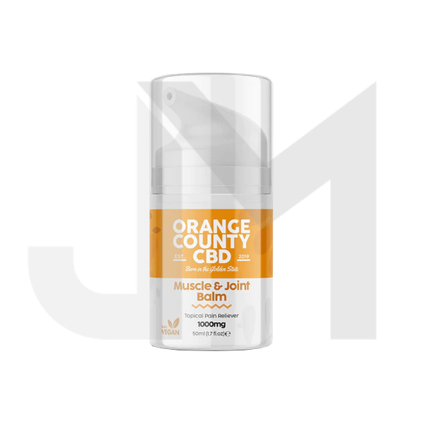 Orange County CBD 1000mg CBD Muscle And Joint Balm - 50ml