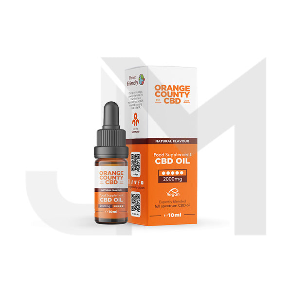 Orange County CBD 2000mg Full Spectrum CBD Oil - 10ml