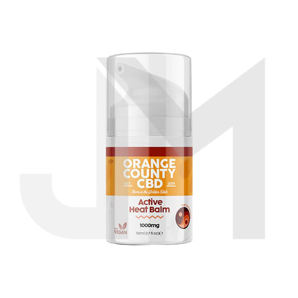 Orange County CBD 1000mg Active Heat Balm 50ml