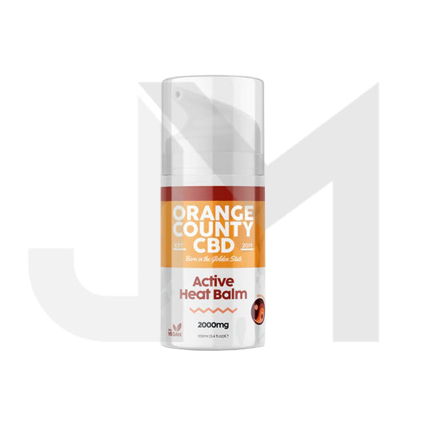 Orange County CBD 2000mg Active Heat Balm 100ml