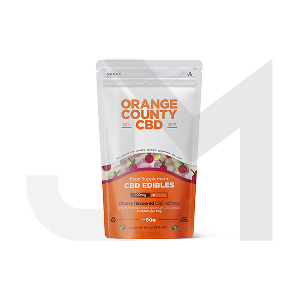 Orange County CBD 200mg Gummy Cherries - Grab Bag