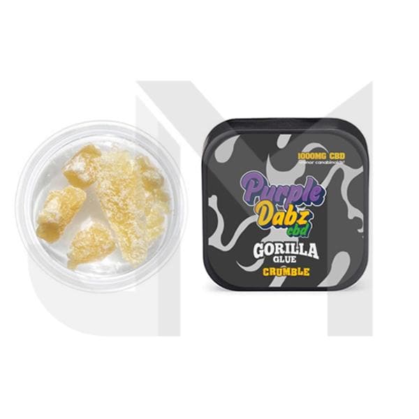 Purple Dabz by Purple Dank 1000mg CBD Crumble - Gorilla Glue (BUY 1 GET 1 FREE)