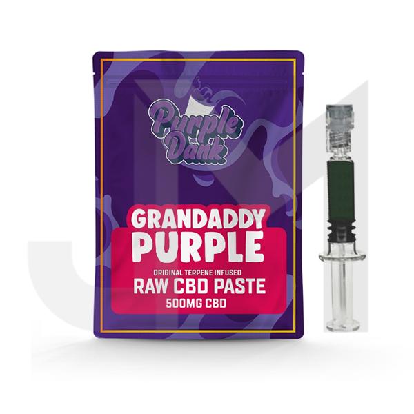 Purple Dank 1000mg CBD Raw Paste with Natural Terpenes - Grandaddy Purple (BUY 1 GET 1 FREE)
