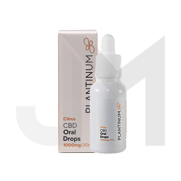 Plantinum CBD 1000mg CBD Citrus Oral Drops - 30ml