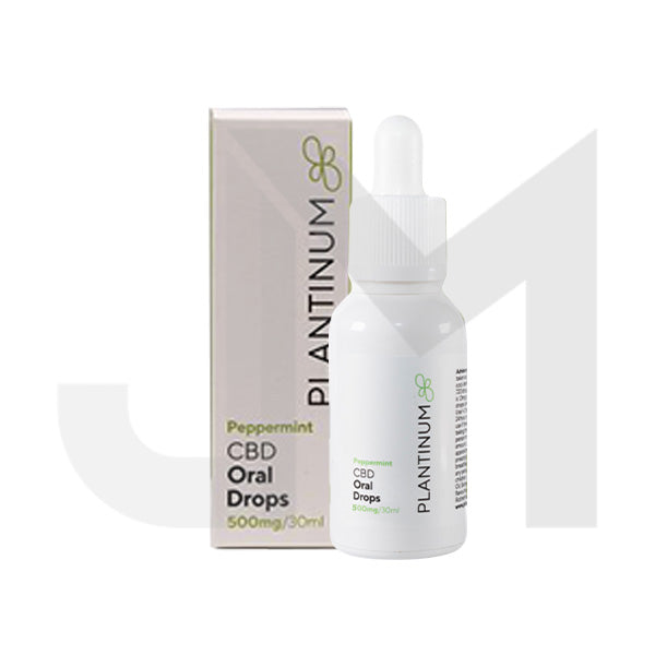 Plantinum CBD 500mg CBD Peppermint Oral Drops - 30ml