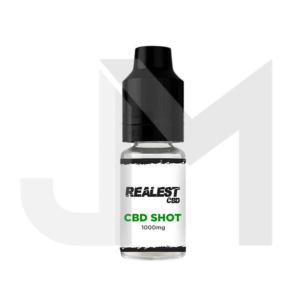 Realest CBD 1000mg CBD E-Liquid Booster Shot 10ml (BUY 1 GET 1 FREE)