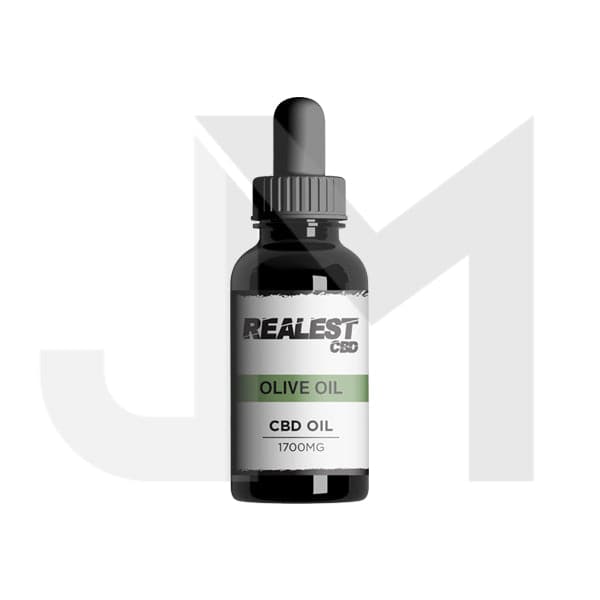 Realest CBD 1700mg Broad Spectrum CBD Olive Oil - 30ml (BUY 1 GET 1 FREE)