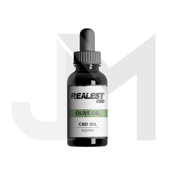 Realest CBD 600mg Broad Spectrum CBD Olive Oil - 30ml (BUY 1 GET 1 FREE)