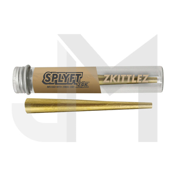 SPLYFT 24K Gold Edition 25mg CBD Infused Cones – Zkittlez