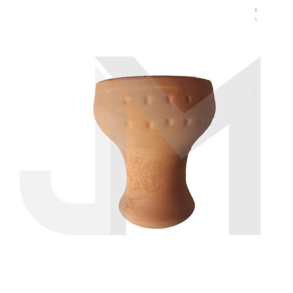 Egyptian Clay Head Bowl Hookah Pipe Unglazed Hand Made Natural Compatible  Bowl