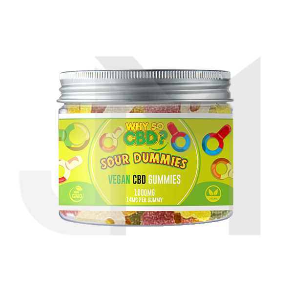 Why So CBD? 1000mg Broad Spectrum CBD Small Vegan Gummies - 11 Flavours