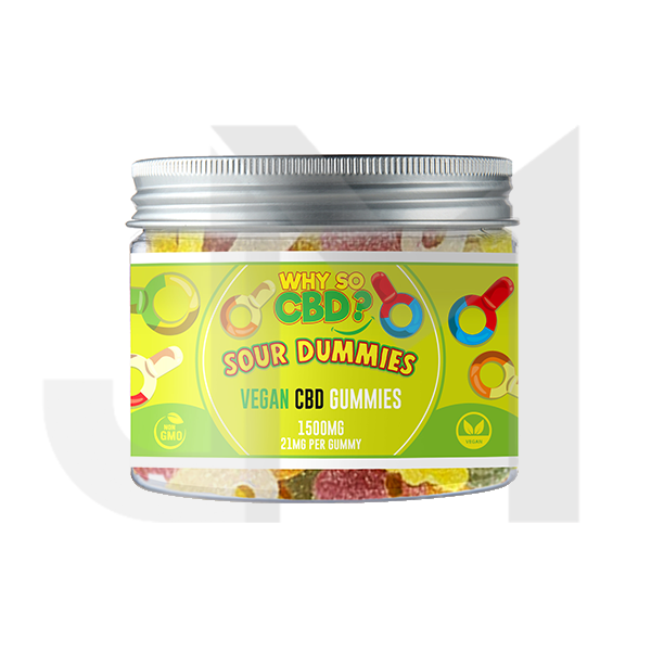 Why So CBD? 1500mg Broad Spectrum CBD Small Vegan Gummies - 11 Flavours