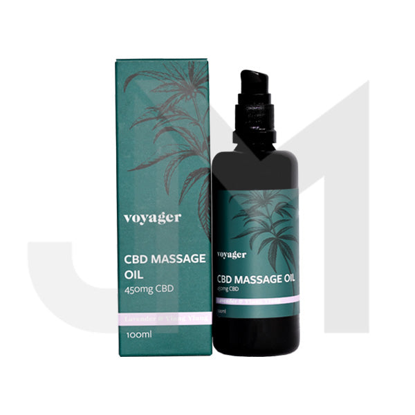 Voyager 450mg CBD Lavender & Ylang Ylang Massage Oil - 100ml