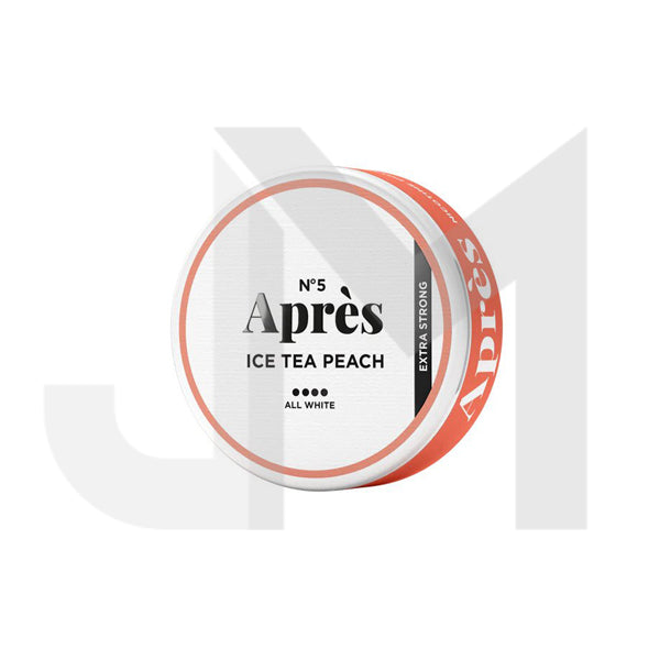 Après 15mg Ice Tea Peach Extra Strong Nicotine Snus Pouches 20 Pouches :: Short Dated Stock ::