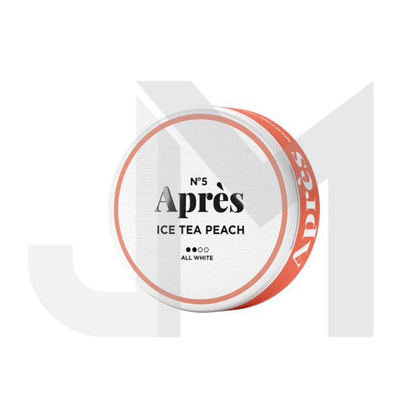 Après 8mg Ice Tea Peach Nicotine Snus Pouches 20 Pouches :: Short Dated Stock ::