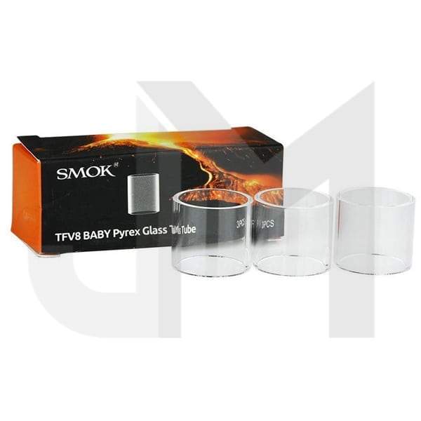 3 x Smok TFV8 Baby Pyrex Standard Replacement Glass