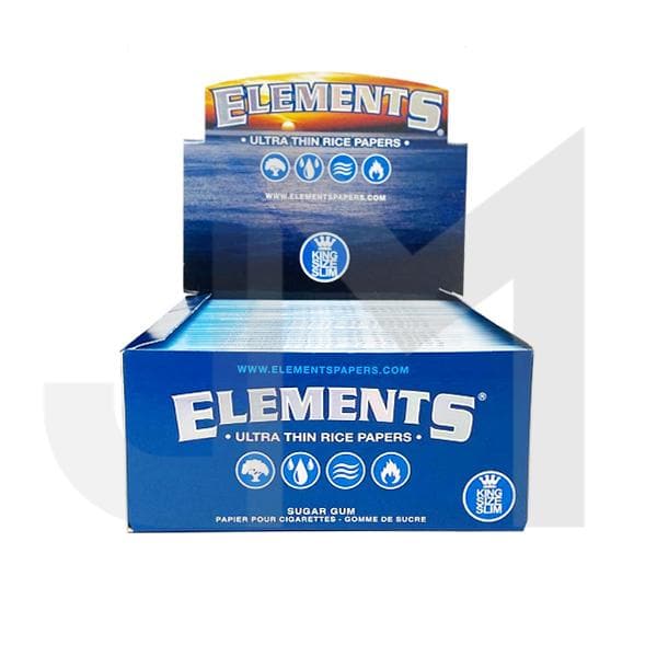 50 Elements King Size Slim Ultra Thin Papers