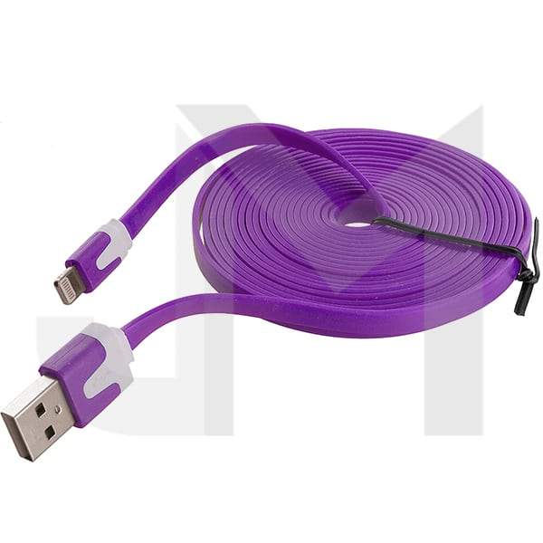 1m Flat iPhone Sync Data Charging Cable