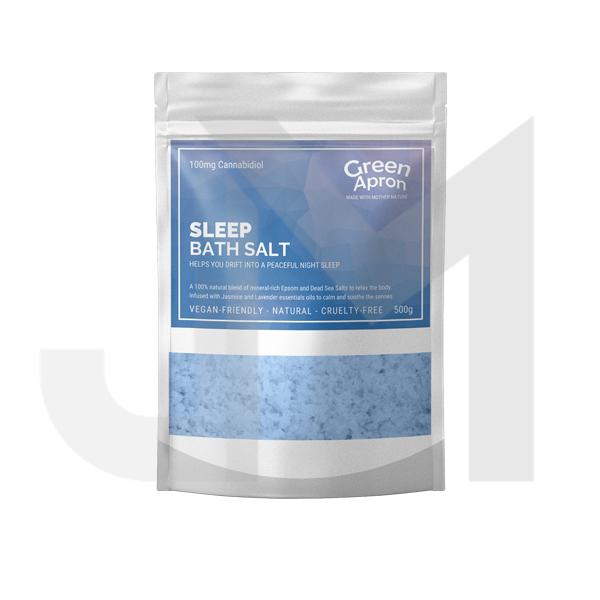 Green Apron 100mg CBD Sleep Bath Salts 500g