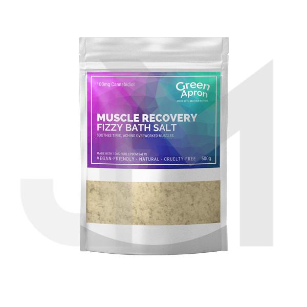 Green Apron 100mg CBD Muscle Recovery Bath Salts 500g
