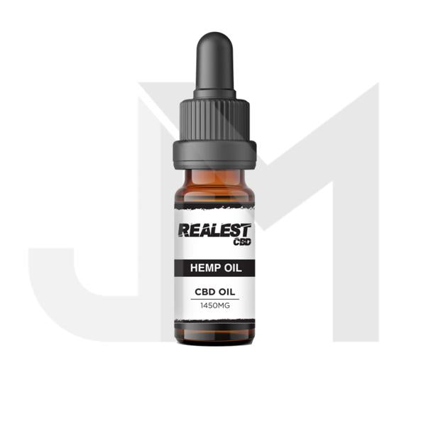 Realest CBD 1450mg Broad Spectrum CBD 10ml Hemp Oil (BUY 1 GET 1 FREE)